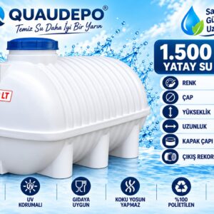 1500 LİTRE YATAY SU DEPOSU